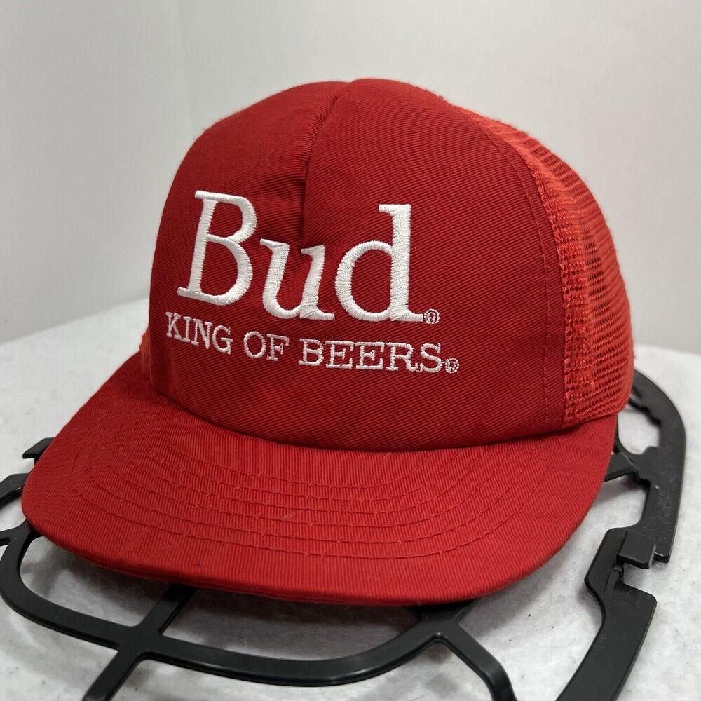 Vintage Stylemaster x Bud Light Adult Snapback Adjustable Trucker Mesh Hat USA